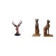 thumbnail image 1 of Figura decorativa de cabeza de ciervo, estatua de animal, resina, para mesita de noche, escritorio, gato, sujetalibros, estantes, adorno de mesa., 1 of 8