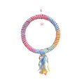 thumbnail image 3 of Runquan Bird Rope Perch Cotton Parrot Climbing Rope for Cockatiels Budgies Parakeets F, 3 of 8