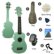 21" Ukulele Rosewood Acoustic Nylon 4 Strings Ukulele Bass Guitar Musical Instrument for beginners or Basic Players