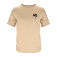 thumbnail image 4 of Styesk T-Shirts pour Homme Mode Décontractée Imprimé Col Rond Chandail T-Shirt Manches Courtes Blouse, 4 of 5