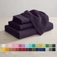 thumbnail image 2 of Elegant Comfort 4-Piece Microfiber Bed Sheet Set, California King, Purple - Deep Pocket, 2 of 10