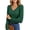 D-Green, variant on Long Sleeve Tops for Women Fall Dressy Lace V Neck Tunic Blouses Ladies Ribbed Knit Slim Fit Pullover Shirts