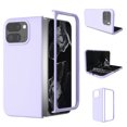 thumbnail image 2 of PANDACO Hard Shell Matte Pastel Purple Case for Google Pixel 10 Pro Fold, 2 of 5