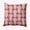 Ligonberry Red, variant on Simply Daisy 18" x 18" Pineapple Pattern Nautical Decorative Indoor Pillow