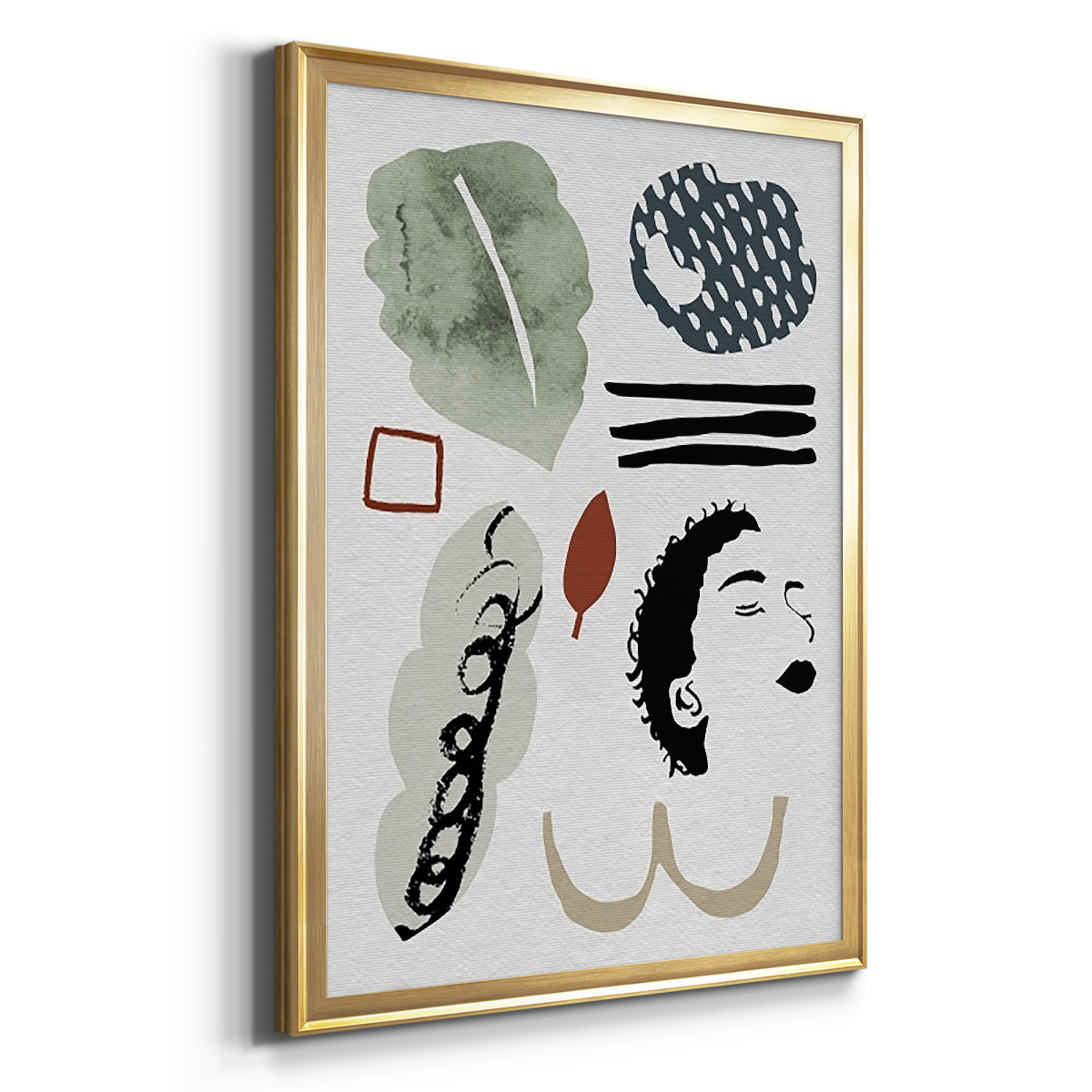Collected Mindfulness III Premium Framed Print, in Gold, Black, or Silver - Ready to Hang