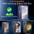 thumbnail image 2 of Funda de teléfono SPIDERCASE para Samsung Galaxy S24 Plus negra, 2 of 8