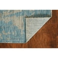 thumbnail image 2 of 8'x11' Teal Machine Woven Abstract Strokes Indoor Outdoor Area Rug, 2 of 6
