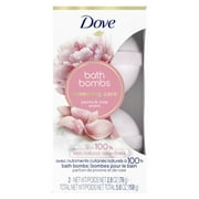 Angle View: Dove Nourishing Secrets Bath Bombs Peony and Rose, 2.8 oz, 2 Ct
