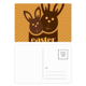 thumbnail image 1 of Semana santa religión Festival Brown Bunny pattern Set cumpleaños gracias tarjeta postal correo lado 20pcs, 1 of 3