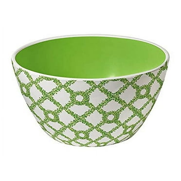 Merritt - Melamine Round Salad Bowl - Tropiary Trellis - 6"