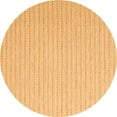 thumbnail image 1 of Ahgly Company Indoor Round Solid Orange Modern Area Rugs, 4' Round, 1 of 1