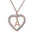 thumbnail image 1 of Collar de Mujer Corazón con Inciales LuckyLy, Modelo Adina rosa UNITALLA, 1 of 7