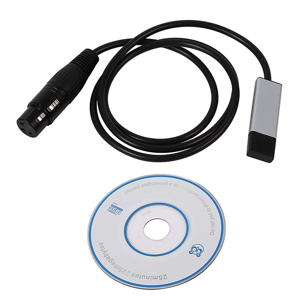 USB to DMX Interface Adapter DMX512 Computer Stage Lighting Controller