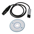 thumbnail image 3 of Adaptador de Interfaz USB una DMX DMX512 Controlador de IluminacióN de Escenario de Computadora Atenuador USB LED Dmx512 Interfaz con CD, 3 of 5