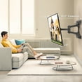 PERLESMITH Full Motion TV Wall Mount for 3265” Flat Curved Screen TVs