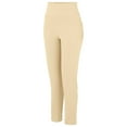 thumbnail image 7 of OSOLU Yoga Pants For Women Workout Pants High Waist Athletic Workout Leggings Yoga Pant Stretchy Running Tummy Control Joggers Bottoms Beige S, 7 of 7