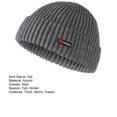thumbnail image 4 of ievspot Men Winter Hat Dome Stretchy Dome Knitted Thermal Anti-slip Fall Winter Outdoor Cycling Work Street Cap, 4 of 8