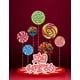 thumbnail image 3 of Adornos de árbol de Navidad comerciales, colgantes de piruleta, molde de juguete para dulces, decoraciones navideñas para exteriores, accesorio de piruleta grande, 3 of 4