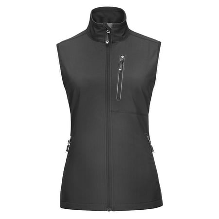  33,000ft Women's Lightweight Running Vest Outerwear with Pockets, Windproof Sleeveless Jacket for Golf