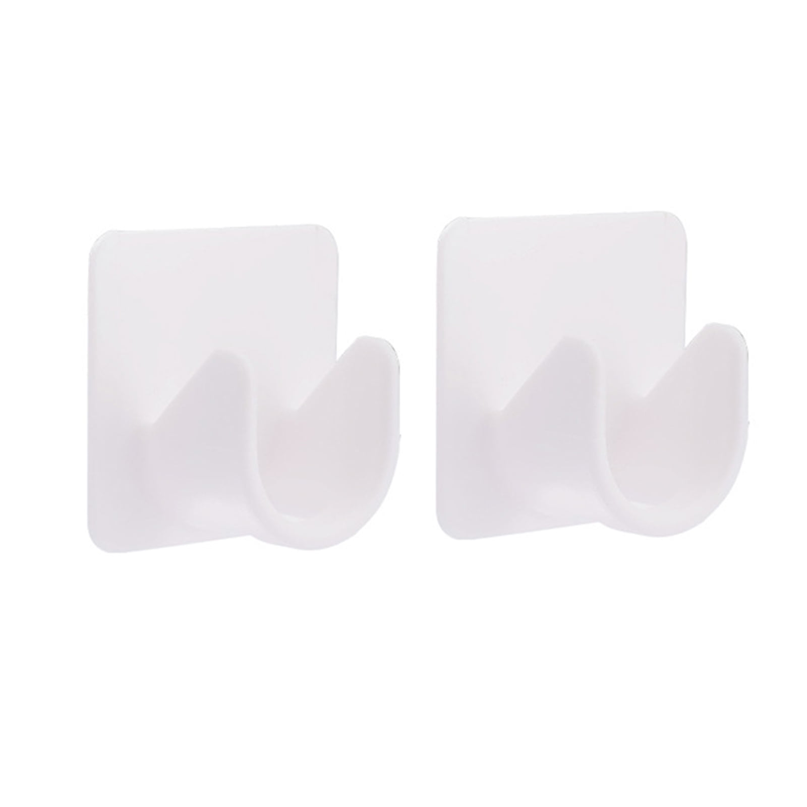 CHAOMA 2Pcs Shower Curtain Rod Holder Self Adhesive Telescopic Pole Support Sticker