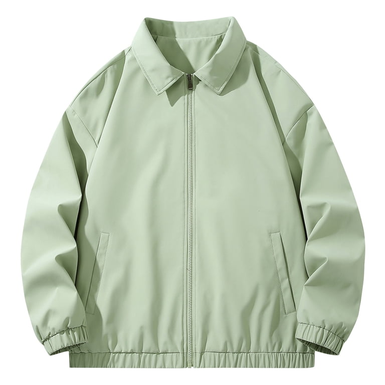 Men's Lightweight Jacket Zip Up Casual Windbreaker Spring and