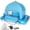 Blue, variant on Portable Inflatable Ultra-Compact Travel Bed with a Tent, Foldable Cot, Air Mattress Featuring a Safety Bumper, Pump, And Carry Bag—Ideal for Indoor And Outdoor Naps at Home, Camping, Or in Hotels