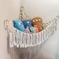 thumbnail image 1 of solution de Rangement en Corde de Coton pour Peluches, Garde la Chambre des Enfants Bien Rangée Hamac Filet pour Jouets en Peluche, 1 of 5