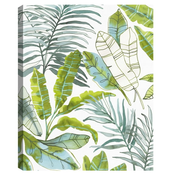 Tropical Jungle by Sandra Jacobs Canvas Art Print