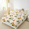 thumbnail image 4 of Manfei Camper Sheet Set Queen,Happy Camping Bedding Sets Queen Size,Adventures Rv Queen Sheet Sets For Girl Boys,Ultra Soft Room Decorative,4 Pieces, 4 of 7