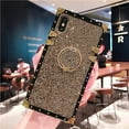 thumbnail image 5 of LANFENG Elegant Premium Bling Black Case with Crystal Neck Strap for iPhone XR 6.1" Protective Decoration, 5 of 10