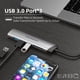 thumbnail image 5 of Hub USB C YOCOWOCO 6 en 1 con HDMI 4K, 3 USB 3.0, lector de tarjetas SD/TF, 5 of 6