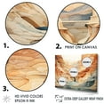 thumbnail image 3 of Designart "Simplistic Gorge Landscape" Canyon Floater Framed Canvas Prints, 3 of 5