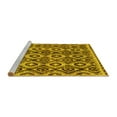 thumbnail image 2 of Ahgly Company Machine Washable Indoor Rectangle Abstract Yellow Modern Area Rugs, 2' x 4', 2 of 4