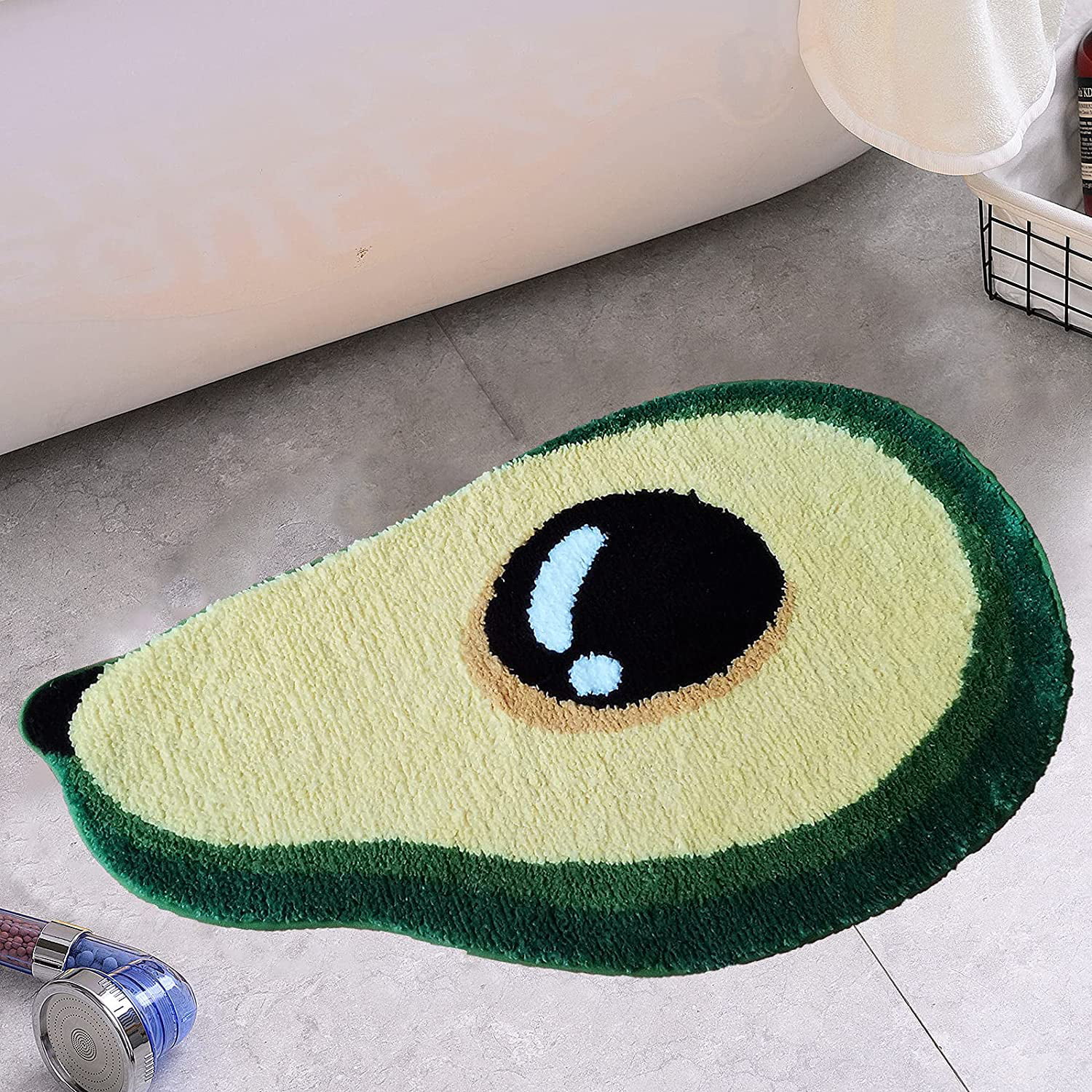 Funny Cartoon Black Cat Room Floor Carpet Non-skid Door Bath Mat Decor Rugs