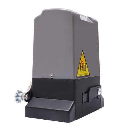 Wildnix 750W Sliding Gate Opener with 3500lbs Capacity Remote Control Infrared Sensors Automatic Closing and Secure Manual Clutching