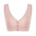 thumbnail image 2 of MZXELPRJD Sports Bras for Women Unrestrained interpretation 3D Support Structure Comfortable Package Double Gather Anti Sagging Bra Plus Size Sports Bra Pink, 2 of 4