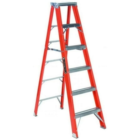 Louisville Ladder 443-FS1306HD Louisville Ladder Fiberglass Step Ladder- 6-Feet