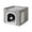 Double Arch, variant on Yiran Dark Gray Double Layer Slant Hole Foldable Cat Nest, Double Layer Square Door