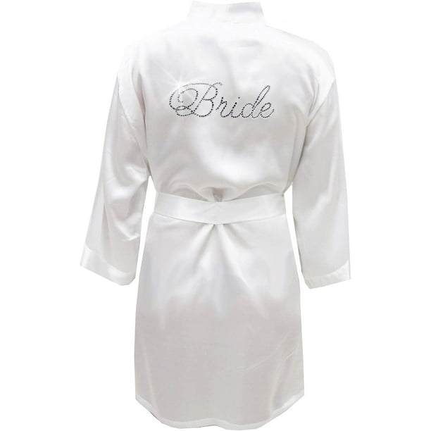 Bride satin clearance robe