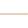 thumbnail image 3 of Solid 14k Yellow Gold 1.6 mm Diamond-Cut Open Long Link Franco Chain Necklace 20" - with Secure Lobster Lock Clasp, 3 of 5
