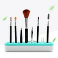 thumbnail image 2 of BToBackYard 1Pcs Silicone Makeup Brush Holder Organizer Facial Make Up Brush Drying Rack Flower Shape Brushes Display Shelf Beauty Cosmetics, 2 of 18