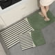thumbnail image 1 of Granjero Gordo Cojín de baño de felpa antideslizante, lavable a máquina y seco, accesorio decorativo para baño, verde y negro, 16 x 24 pulgadas, 1 of 4