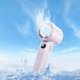 thumbnail image 7 of Portable Handheld Turbo Neck Fans, Personal Fan with Ice Cooling, Rechargeable Fans that Blow Cold Air, LCD Digital Display, Mini Usb Chill Pill Fans for Travel, Camping, Hiking, 7 of 7