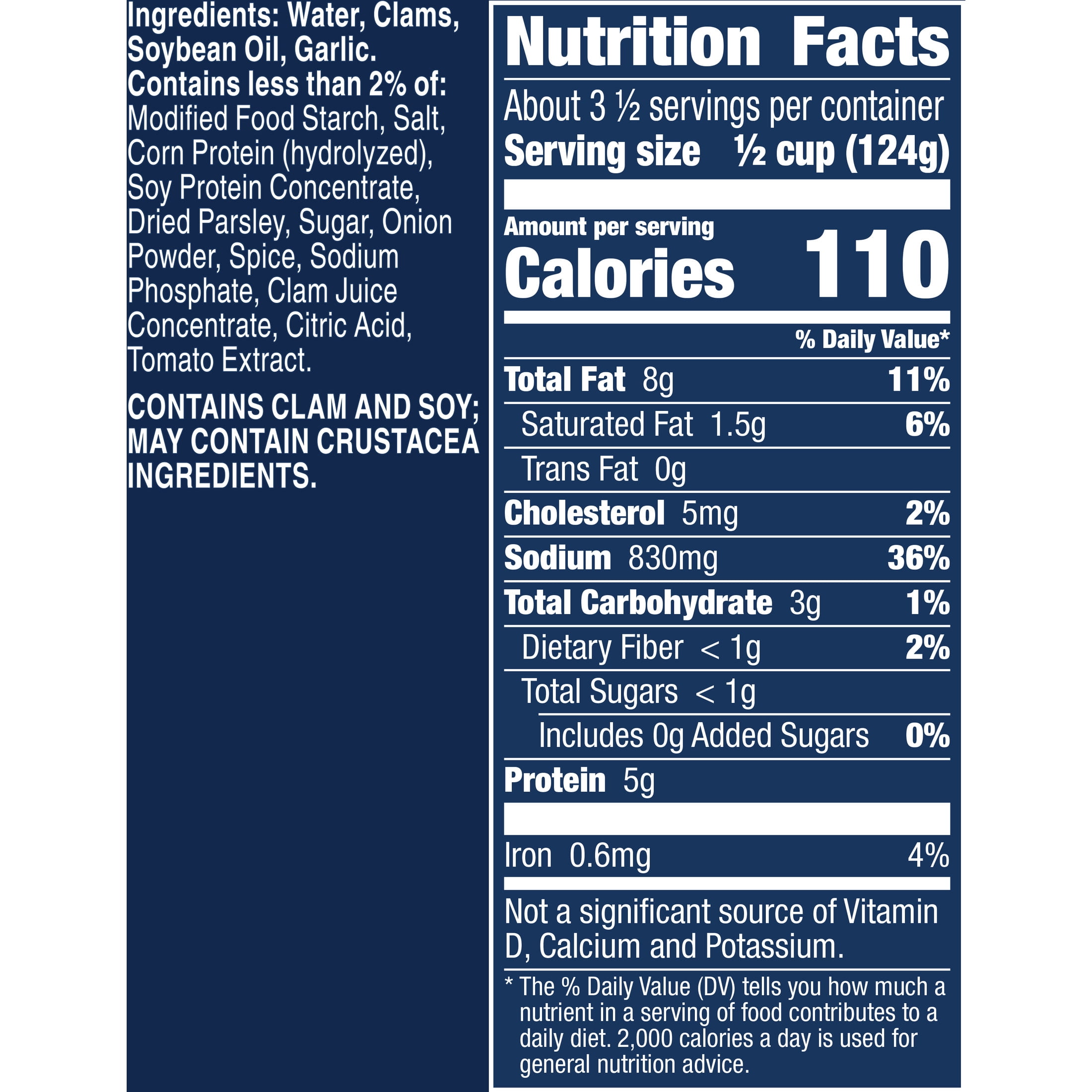 Progresso White Clam Sauce With Garlic & Herb, 15 oz.