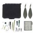 thumbnail image 1 of Estuche compacto y portátil para pesca de carpas con caja de aparejos multifuncional - Kit de pesca completo negro, 1 of 8