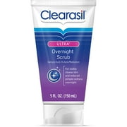 Clearasil Ultra Overnight Facial Scrub, 5 oz