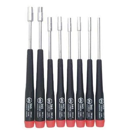 UPC: 0084705265902 | Wiha Precision Metric Nut Driver Screwdrivers (8 Piece Set)