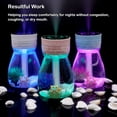thumbnail image 3 of Air Humidifier Seven Lights Mute Humidifiers Large Capacity Portable Premium Material Mini Humidification Tool Bedroom Car Office Home Blue, 3 of 9