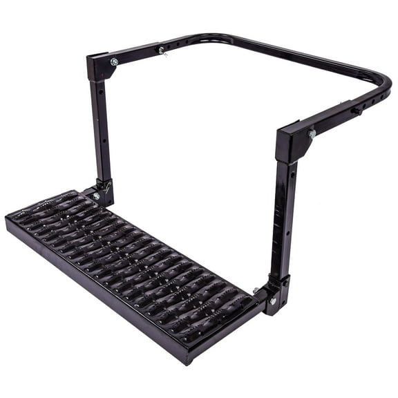 JEGS Adjustable Truck Automotive Steps, Steel Black, 10", 13.09 lbs