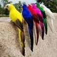 thumbnail image 3 of Simulation Parrot Decorative,Realistic Parrot Outdoor Sculpture Landscape Ornament Patio Yard Lawn Figurine Tree DIY Decor, 3 of 7